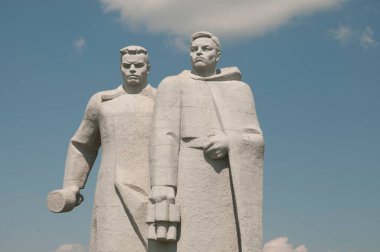 Panfilov Kahramanlarının anıtı. Moskova bölgesi. Volokolamsk bölgesi, Dubosekovo