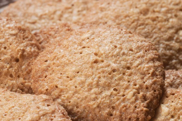 Pasteles Avena Una Tabla Madera Tiro Cerca —  Fotos de Stock