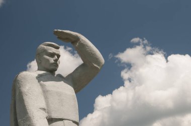 Panfilov Kahramanlarının anıtı. Moskova bölgesi. Volokolamsk bölgesi, Dubosekovo