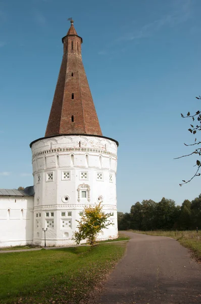 Monastère Joseph Volokolamsk Tour Angle Regarder — Photo