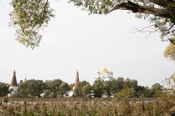 Mosteiro Joseph Volokolamsk Olhe Lago — Fotografia de Stock