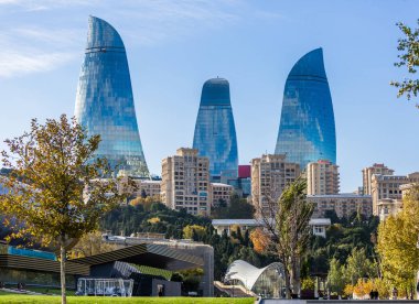 Alev Kuleleri, Azerbaycan 'ın başkentinin sembolü.