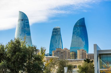 Alev Kuleleri, Azerbaycan 'ın başkentinin sembolü.