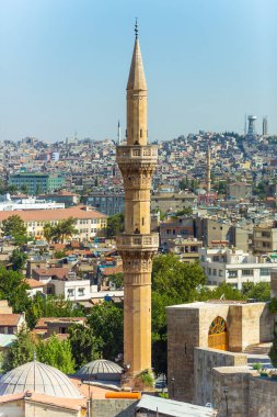 Türkiye 'nin Gaziantep kentinin panoramik hava manzarası