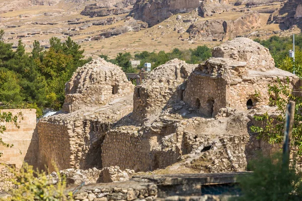 Utsikt Över Hasankeyf Stenhus Och Ruiner Turkiet Östra Anatolien Kurdistan — Stockfoto