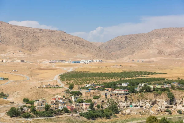 Panoransk utsikt över Hasankeyf landskap — Stockfoto