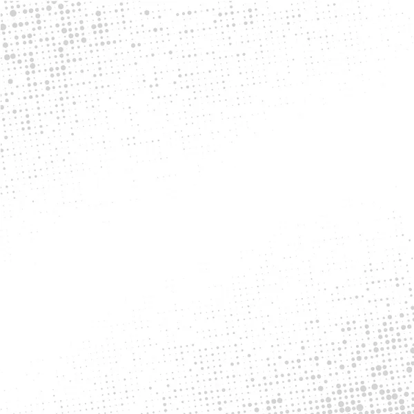 Γκρι Κουκκίδες Λευκό Φόντο — Διανυσματικό Αρχείο