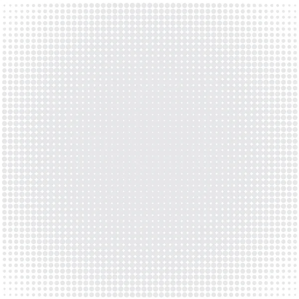 Arrière Plan Avec Des Points Gris Sur Blanc — Image vectorielle