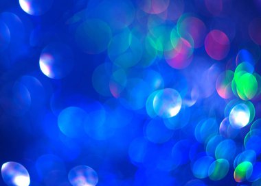 ışıkları ile mavi arka plan