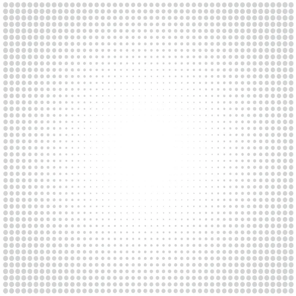 Arrière Plan Avec Des Points Gris Sur Blanc — Image vectorielle