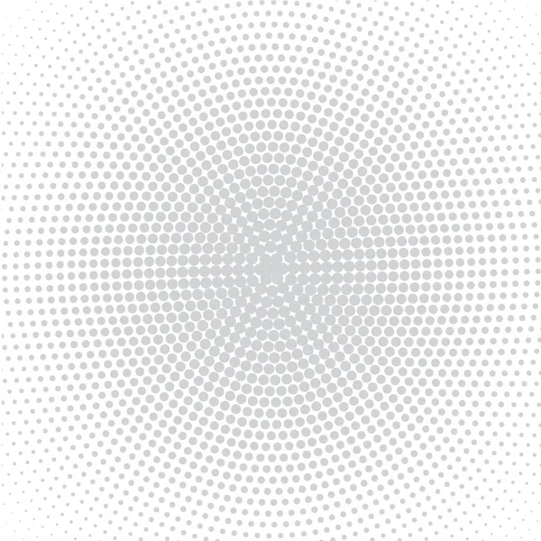Hintergrund Mit Grauen Punkten Auf Weiß — Stockvektor