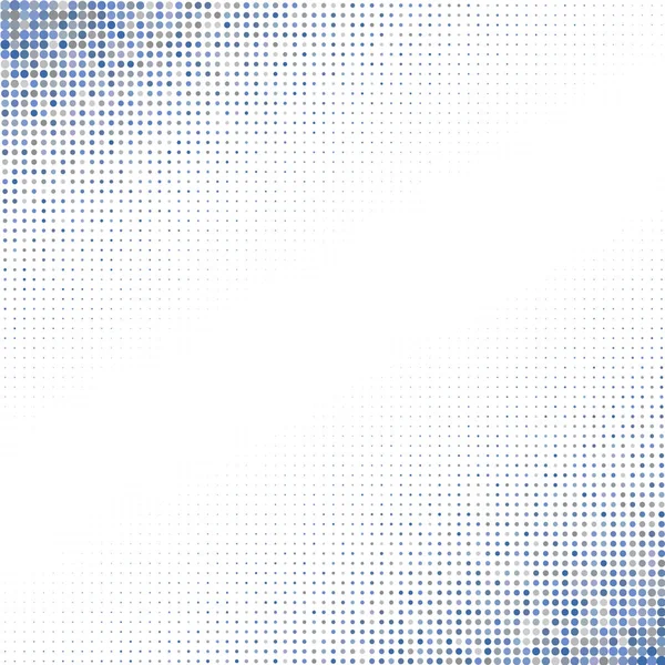 Fond Blanc Pois Bleus Gris — Image vectorielle