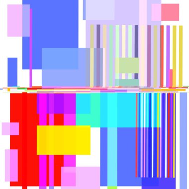 Renkli geometrik şekillerin arka planı   