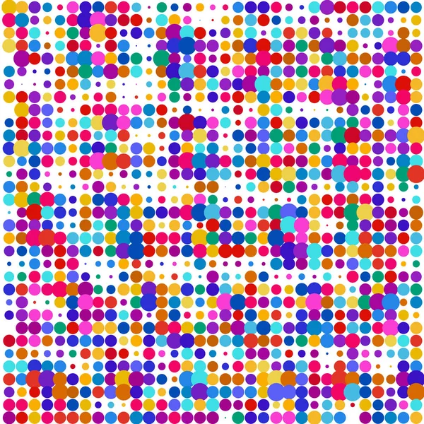 Burbujas Colores Sobre Fondo Blanco — Archivo Imágenes Vectoriales