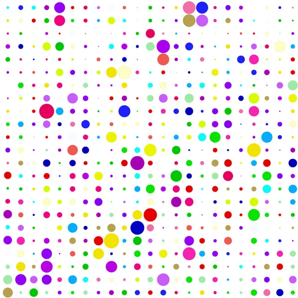 Colored Bubbles White Background — Stock Vector