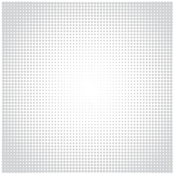 Γκρι Κουκκίδες Λευκό Φόντο — Διανυσματικό Αρχείο