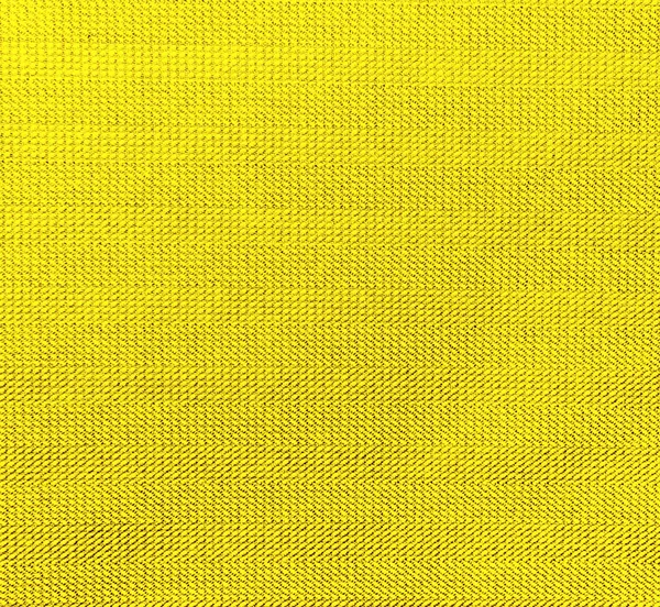 Textured Yellow Natural Fabric — Stock Photo, Image