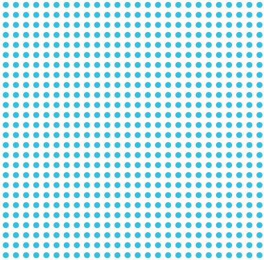 Beyaz arka plan üzerinde turkuaz polka noktaları   