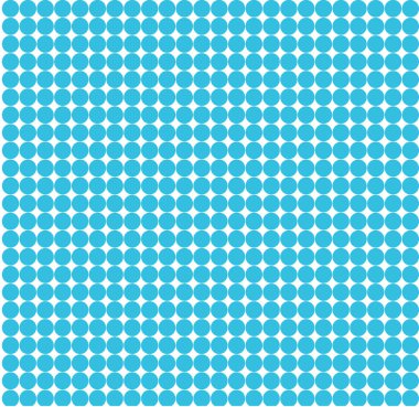 Beyaz arka plan üzerinde turkuaz polka noktaları   