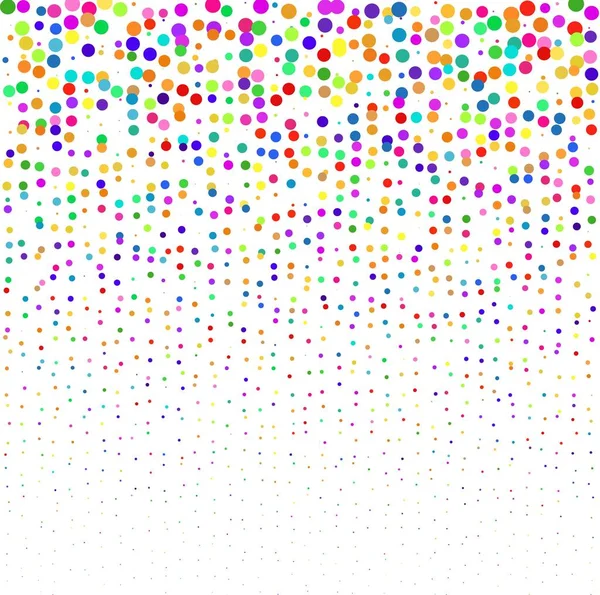 Gekleurde Bubbels Witte Achtergrond — Stockvector