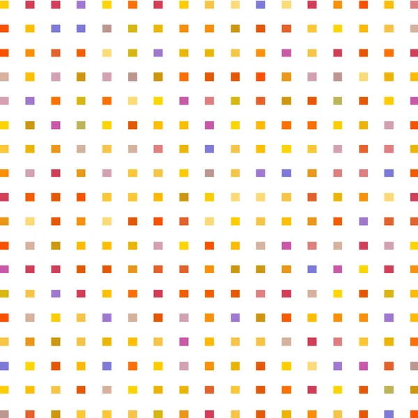 Mosaico Con Cuadrados Colores Sobre Fondo Blanco — Archivo Imágenes Vectoriales