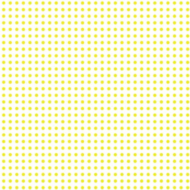 Beyaz arkaplanda sarı noktalar.   