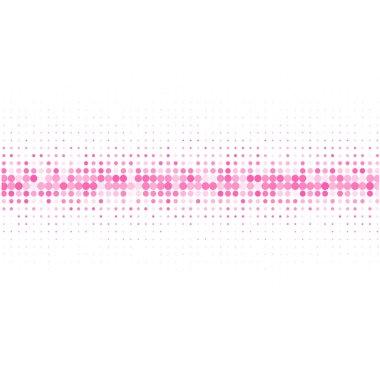 Pembe noktalı beyaz arkaplan 