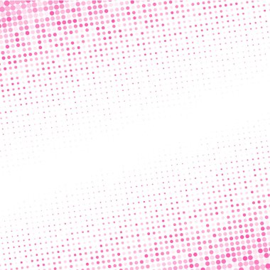 Pembe noktalı beyaz arkaplan 