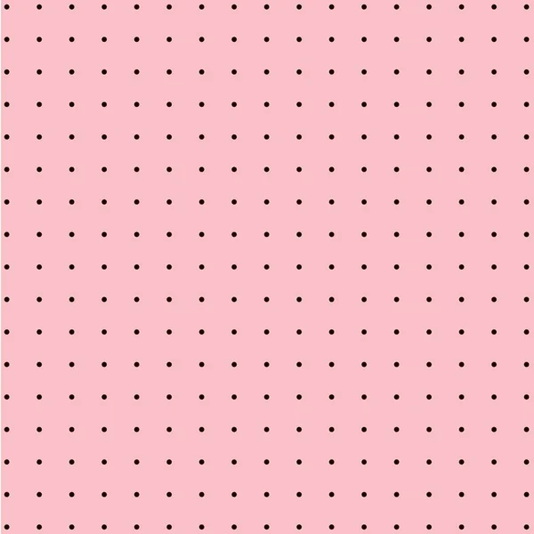 粉红背景上的波尔卡点 — 图库矢量图片
