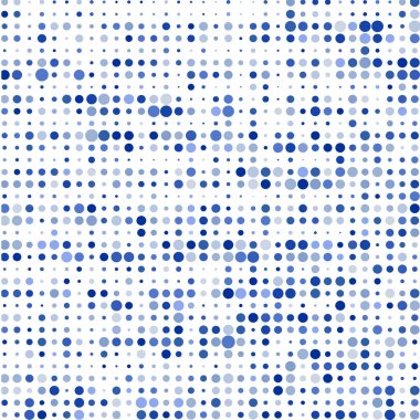 Beyaz arkaplanda mavi noktalar     