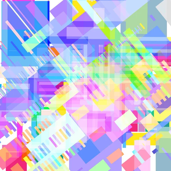 Fond Formes Géométriques Colorées — Image vectorielle
