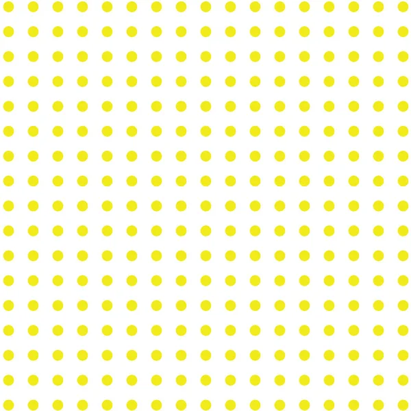 Yellow Dots White Background — Stock Vector