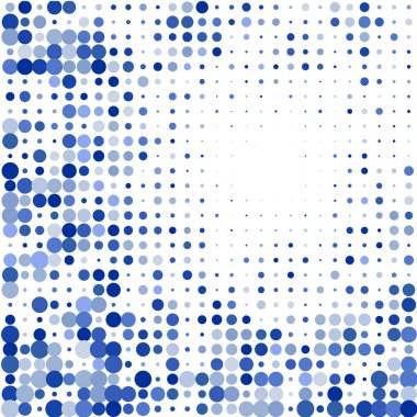 Beyaz arkaplanda mavi noktalar     