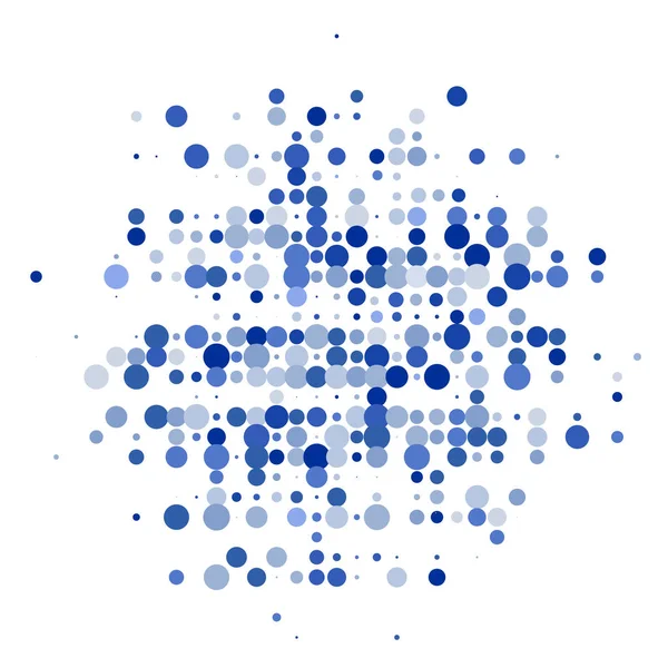 Puntos Azules Sobre Fondo Blanco — Archivo Imágenes Vectoriales