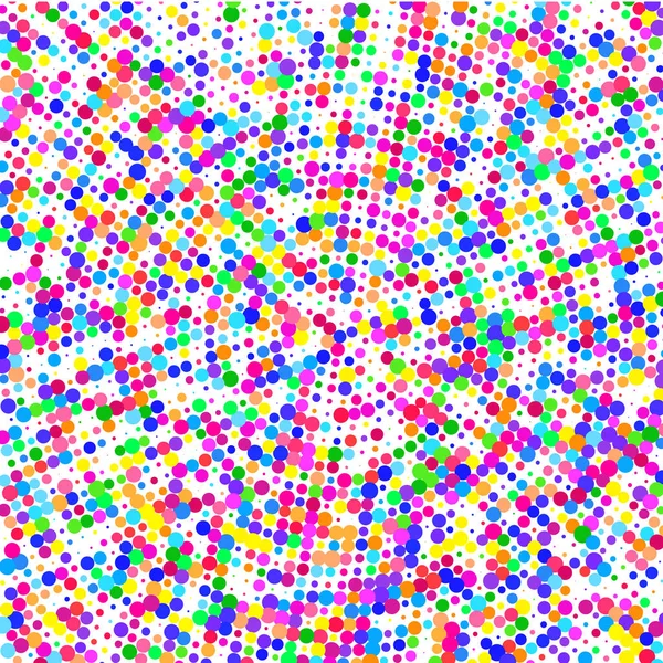 Veelkleurige Cirkels Witte Achtergrond — Stockvector