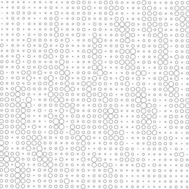 Beyaz arkaplanda gri daireler    