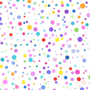 Beyaz arkaplanda çok renkli çemberler