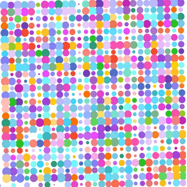 Mnohobarevné Kruhy Bílém Pozadí — Stockový vektor