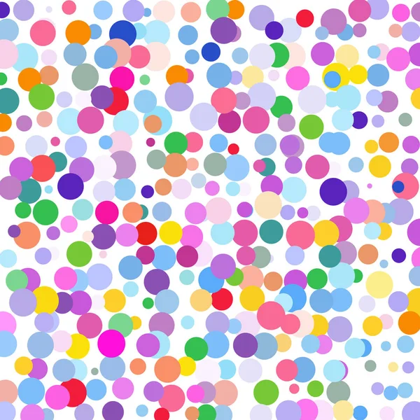 Mehrfarbige Kreise Auf Weißem Hintergrund — Stockvektor