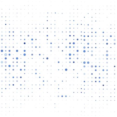 Beyaz arkaplanda mavi baloncuklar   