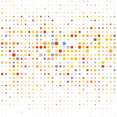 Beyaz arka planda renkli kabarcıklar   