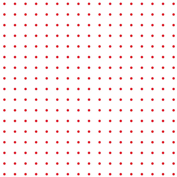 Pois Rouges Sur Fond Blanc — Image vectorielle