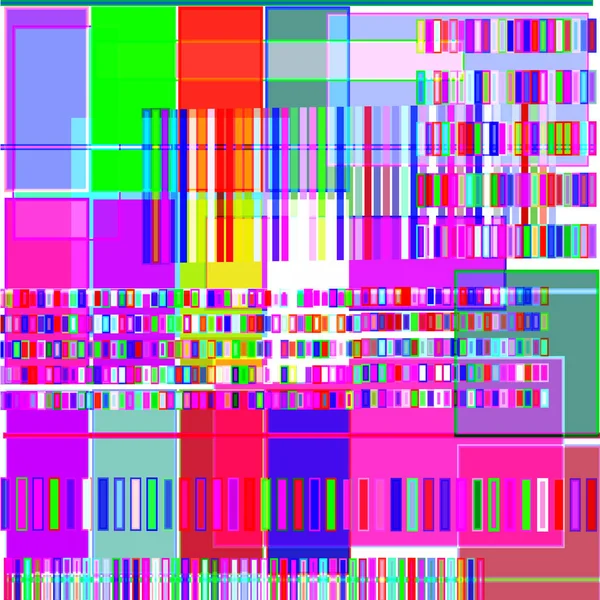 Achtergrond Van Gekleurde Geometrische Vormen — Stockvector