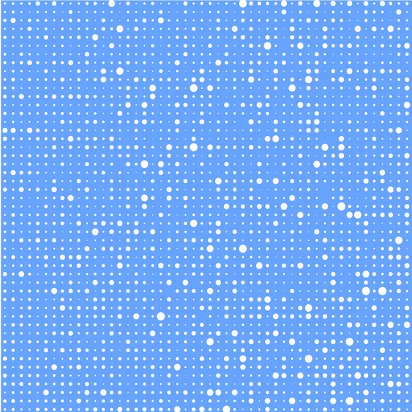 White dots on blue background, seamless pattern for textile clot ⬇