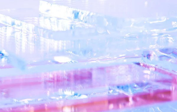 Hintergrund Mit Transparentem Farbigem Glas — Stockfoto