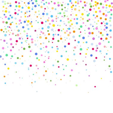 Beyaz arkaplanda çok renkli çemberler 