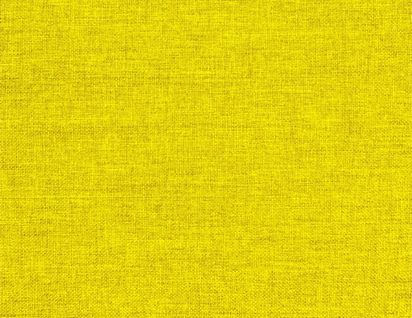 Teksturowane Tło Żółtego Naturalnego Materiału Włókienniczego — Zdjęcie stockowe