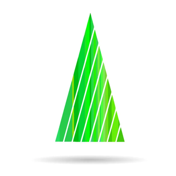 Nowoczesny Abstrakcyjny Wizerunek Zielonego Drzewa — Wektor stockowy