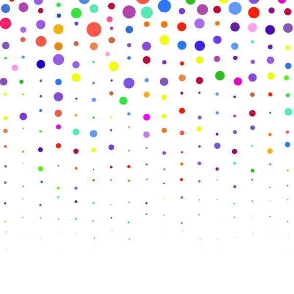 白色背景上的彩色圆圈 — 图库矢量图片
