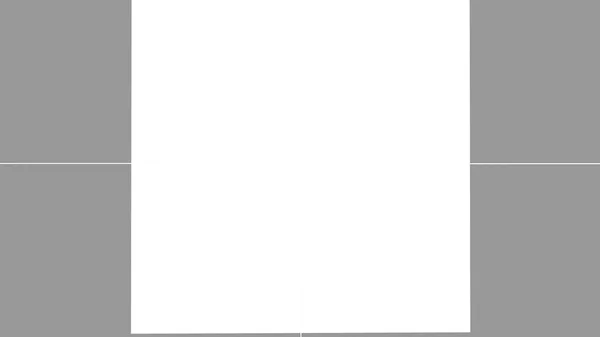 Чистый Белый Рекламный Щит Серой Поверхности — стоковое фото